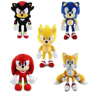 ★30cm-High Quality Plush Toy Knuckles Tails Amy Rose Plush Doll Cute Soft Stuffed Plush Doll Birthday Gift